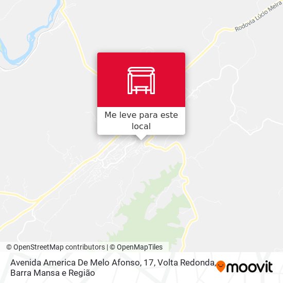 Avenida America De Melo Afonso, 17 mapa