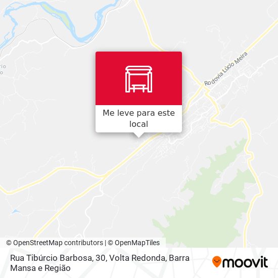 Rua Tibúrcio Barbosa, 30 mapa