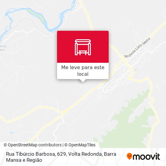 Rua Tibúrcio Barbosa, 629 mapa