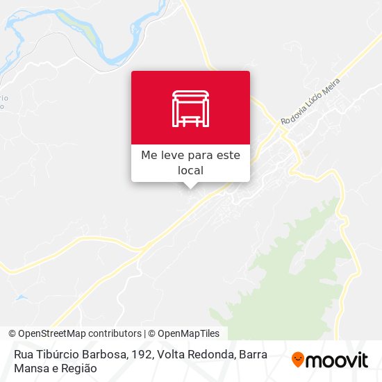 Rua Tibúrcio Barbosa, 192 mapa
