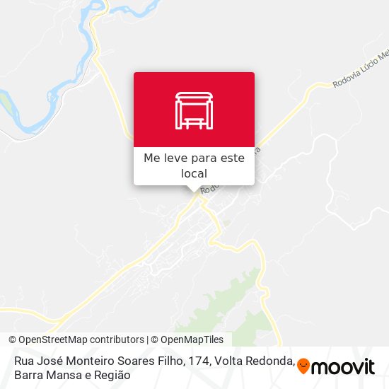 Rua José Monteiro Soares Filho, 174 mapa