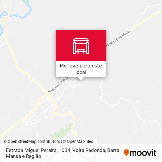 Estrada Miguel Pereira, 1034 mapa