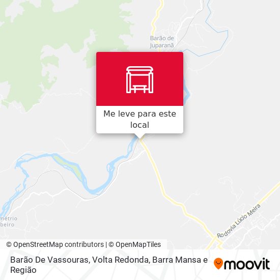 Barão De Vassouras mapa