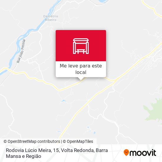 Rodovia Lúcio Meira, 15 mapa