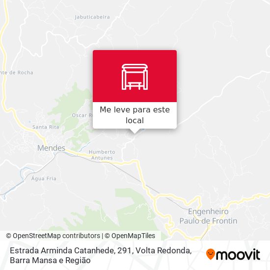 Estrada Arminda Catanhede, 291 mapa
