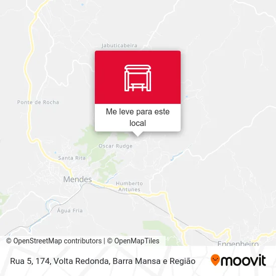 Rua 5, 174 mapa