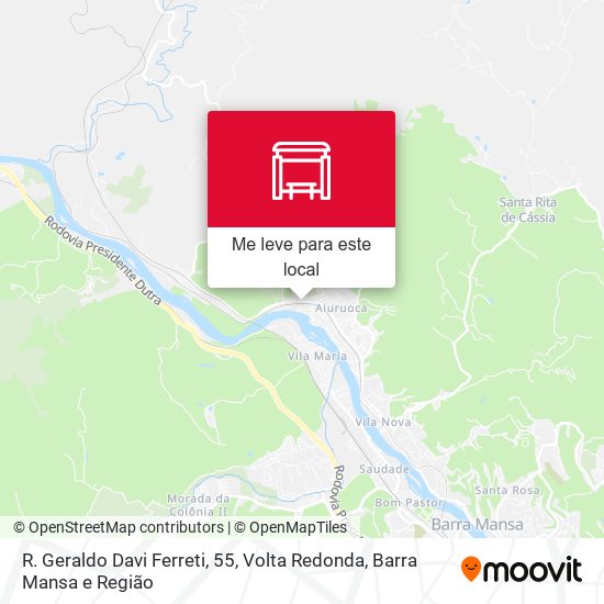 R. Geraldo Davi Ferreti, 55 mapa