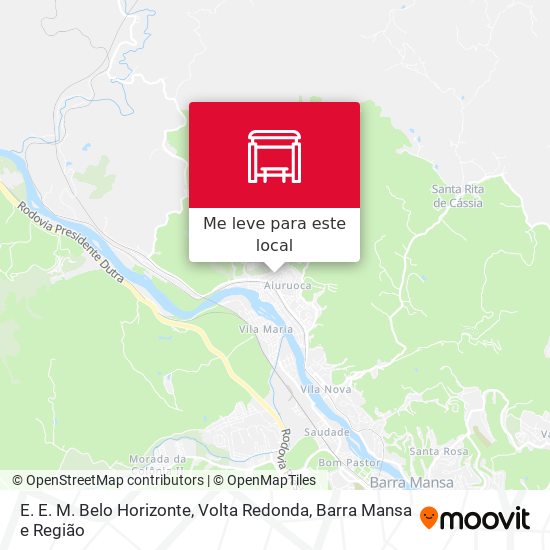 E. E. M. Belo Horizonte mapa