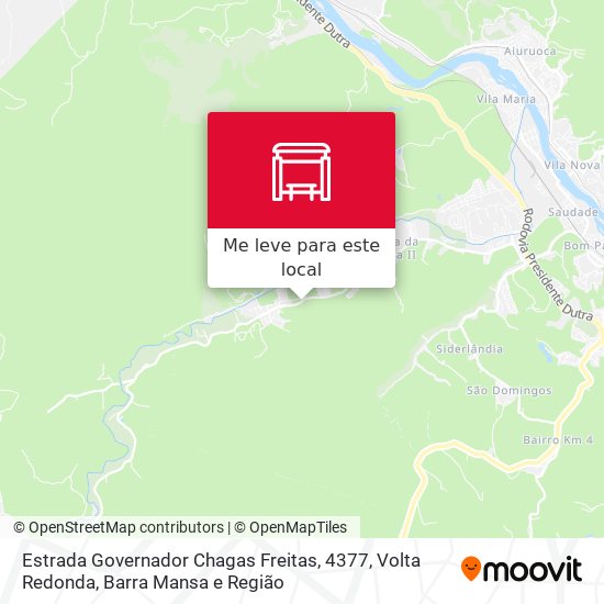 Estrada Governador Chagas Freitas, 4377 mapa