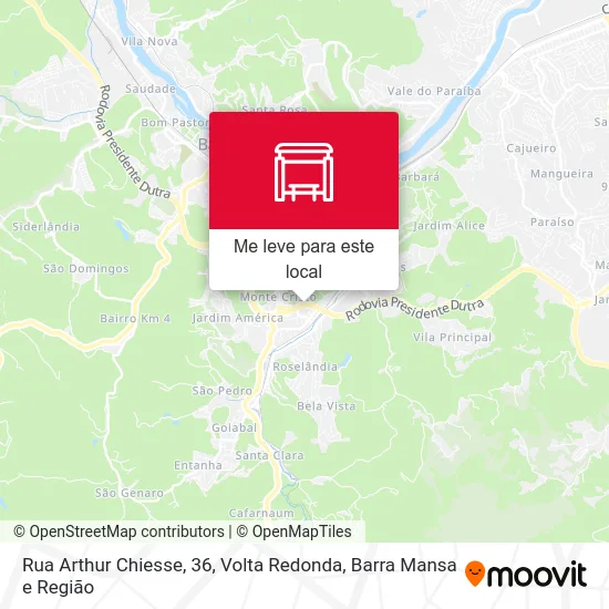 Rua Arthur Chiesse, 36 mapa