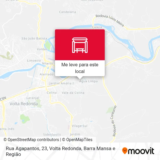 Rua Agapantos, 23 mapa