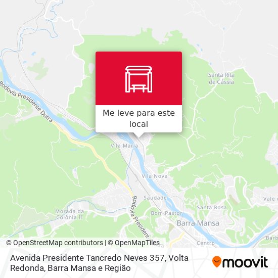 Avenida Presidente Tancredo Neves 357 mapa