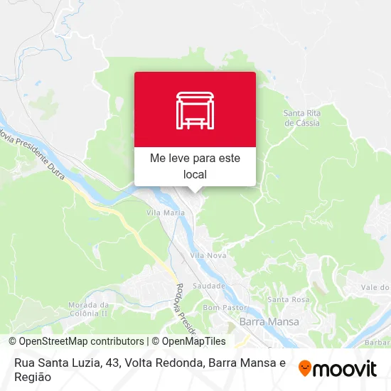 Rua Santa Luzia, 43 mapa