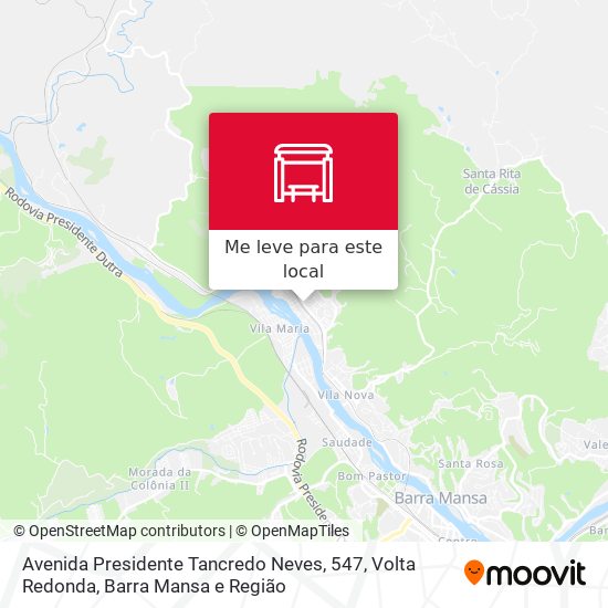 Avenida Presidente Tancredo Neves, 547 mapa