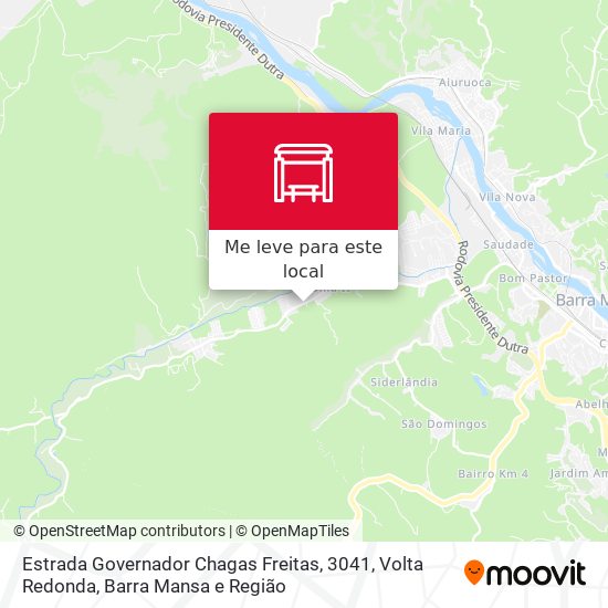 Estrada Governador Chagas Freitas, 3041 mapa