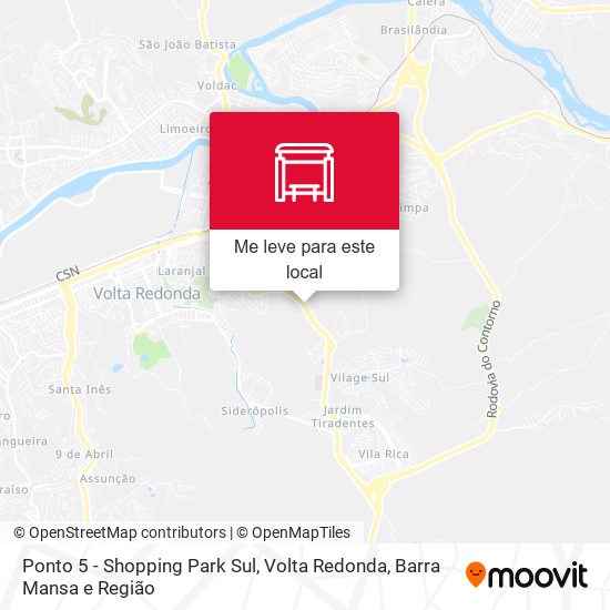 Ponto 5 - Shopping Park Sul mapa