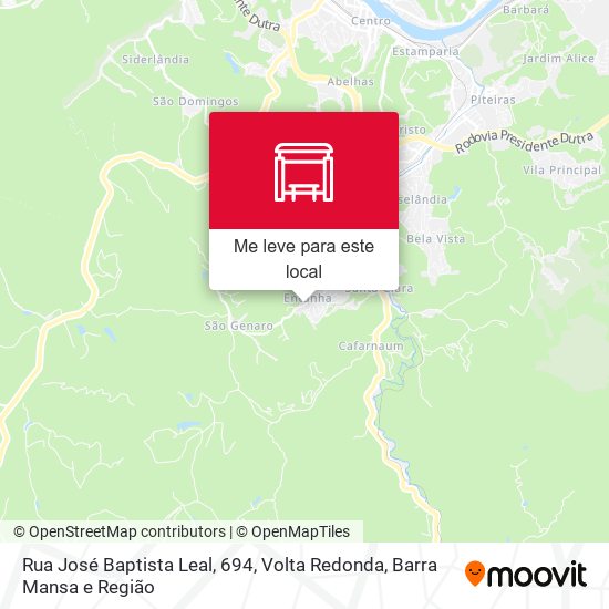 Rua José Baptista Leal, 694 mapa