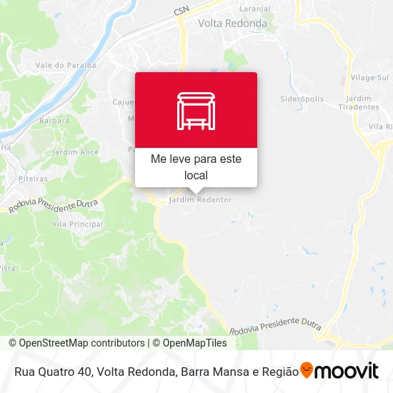 Rua Quatro 40 mapa