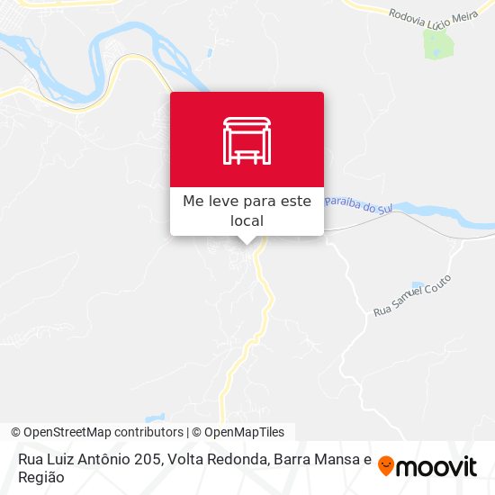 Rua Luiz Antônio 205 mapa