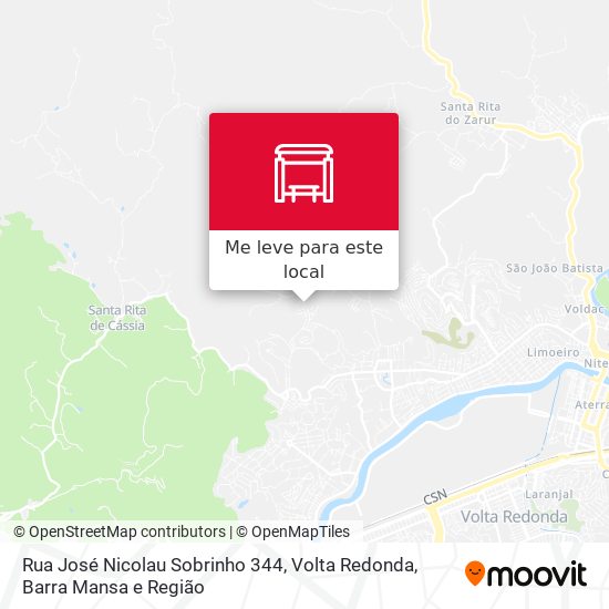 Rua José Nicolau Sobrinho 344 mapa