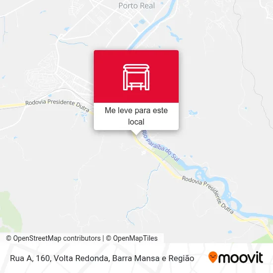 Rua A, 160 mapa