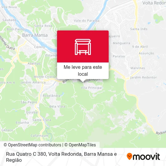 Rua Quatro C 380 mapa