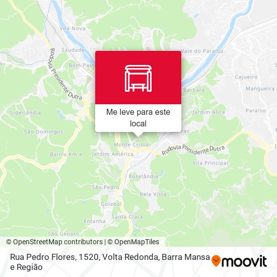 Rua Pedro Flores, 1520 mapa