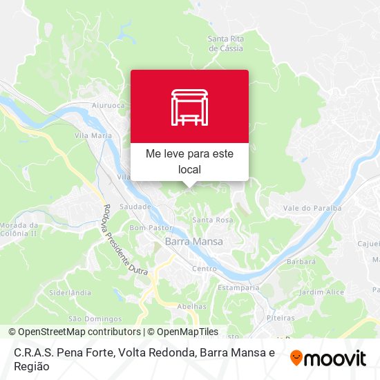 C.R.A.S. Pena Forte mapa