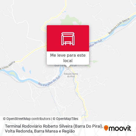 Terminal Rodoviário Roberto Silveira (Barra Do Piraí) mapa
