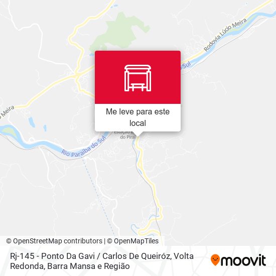 Rj-145 - Ponto Da Gavi / Carlos De Queiróz mapa