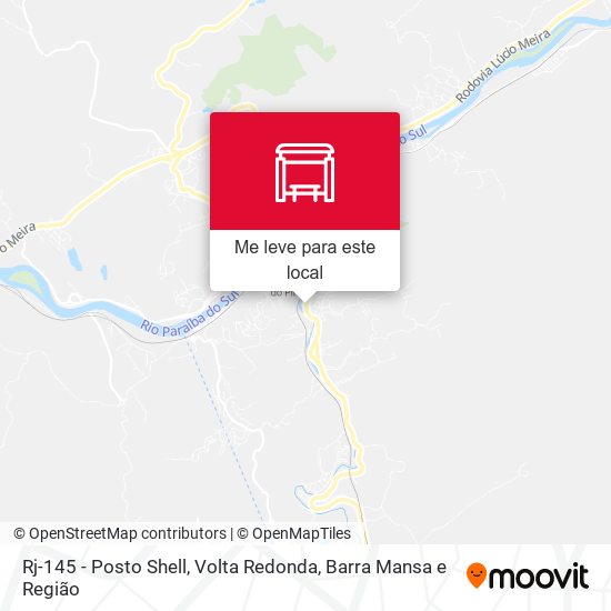 Rj-145 - Posto Shell mapa