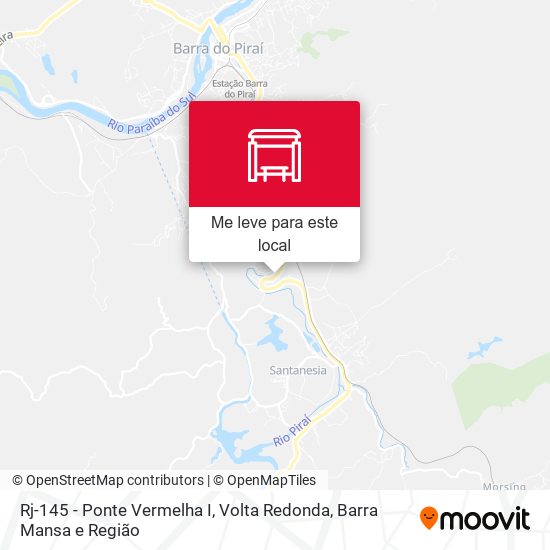 Rj-145 - Ponte Vermelha I mapa