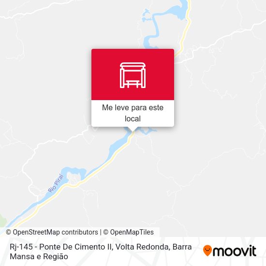 Rj-145 - Ponte De Cimento II mapa
