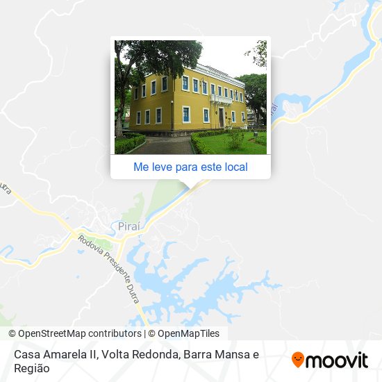 Casa Amarela II mapa