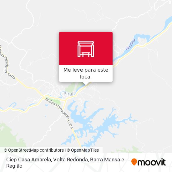 Ciep Casa Amarela mapa