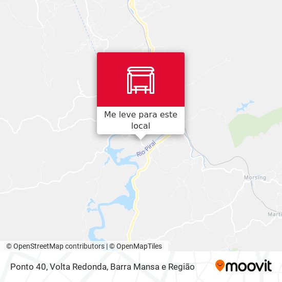 Ponto 40 mapa