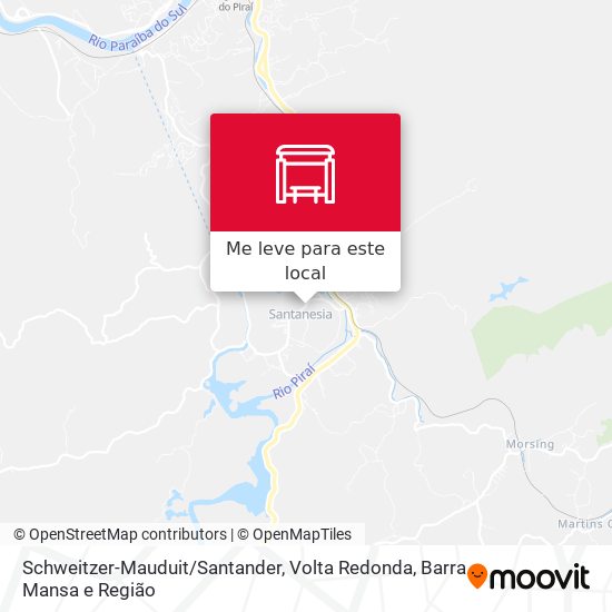 Schweitzer-Mauduit/Santander mapa