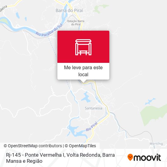 Rj-145 - Ponte Vermelha I mapa