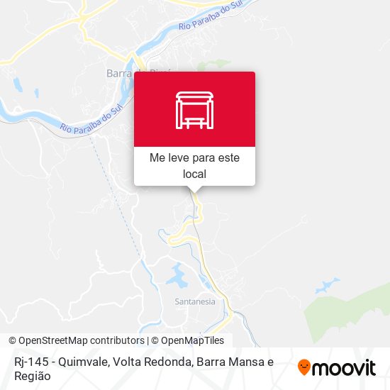 Rj-145 - Quimvale mapa