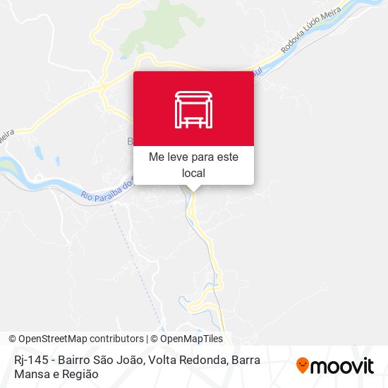 Rj-145 - Bairro São João mapa
