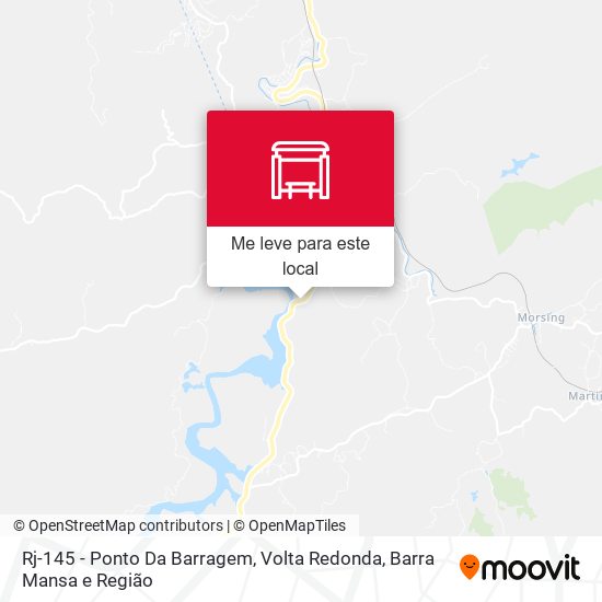 Rj-145 - Ponto Da Barragem mapa