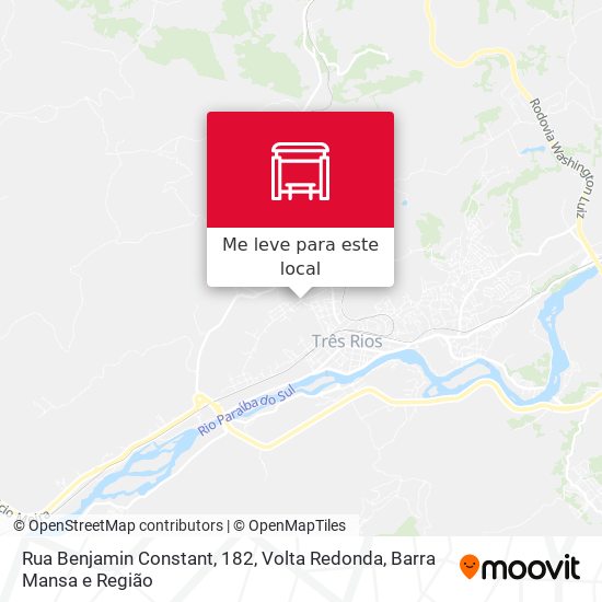 Rua Benjamin Constant, 182 mapa