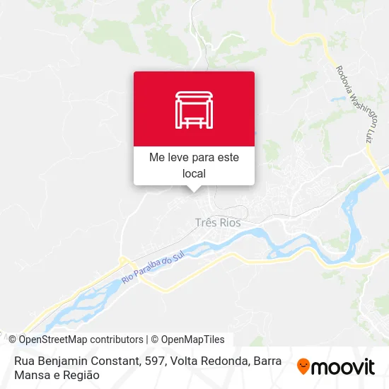 Rua Benjamin Constant, 597 mapa