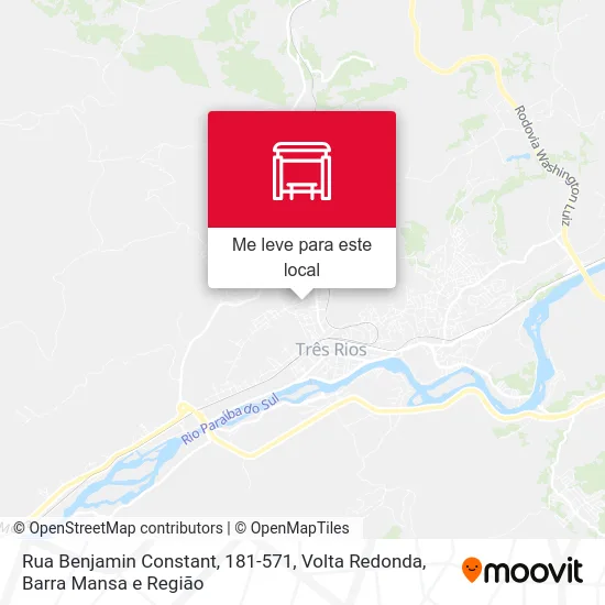 Rua Benjamin Constant, 181-571 mapa