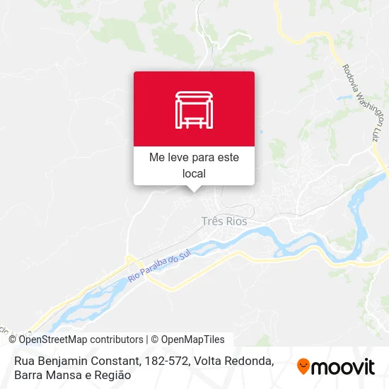 Rua Benjamin Constant, 182-572 mapa
