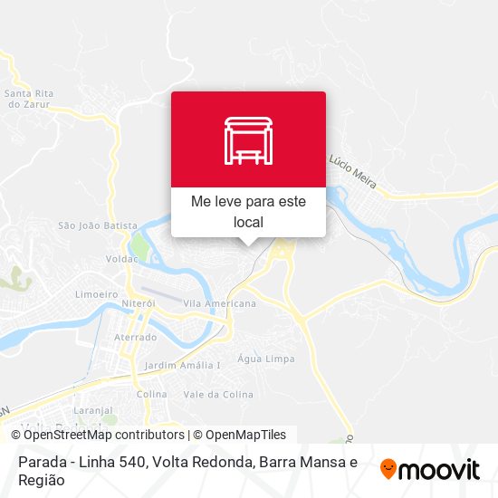 Parada - Linha 540 mapa