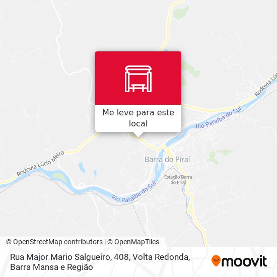 Rua Major Mario Salgueiro, 408 mapa