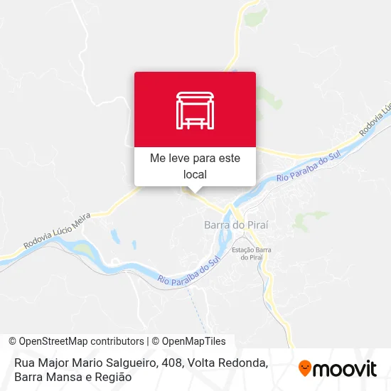 Rua Major Mario Salgueiro, 408 mapa