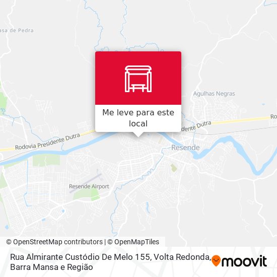 Rua Almirante Custódio De Melo 155 mapa