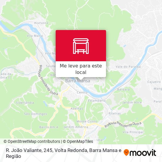 R. João Valiante, 245 mapa